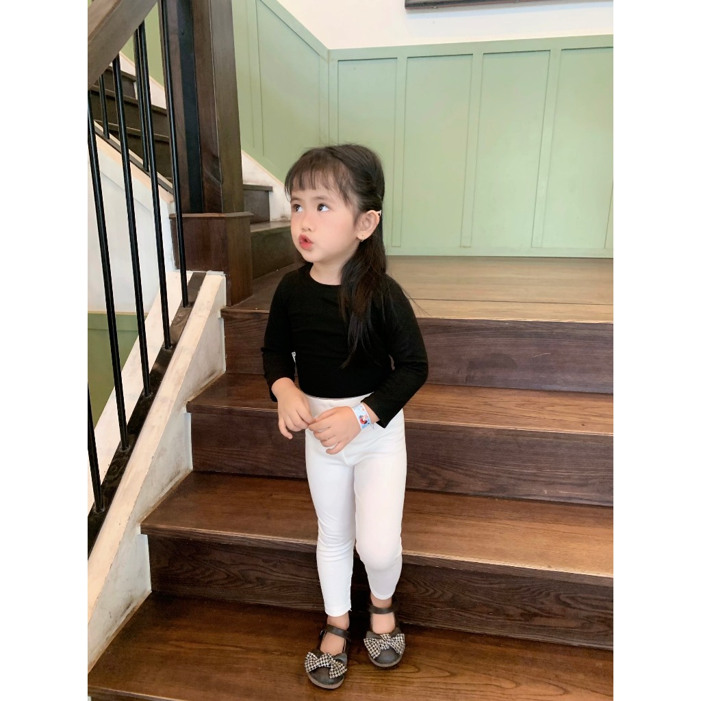 Ảnh Quần Legging Dài Bé Gái Vải Zip Chất Lượng Cao BabyBoo - PiBo Store - T2 2