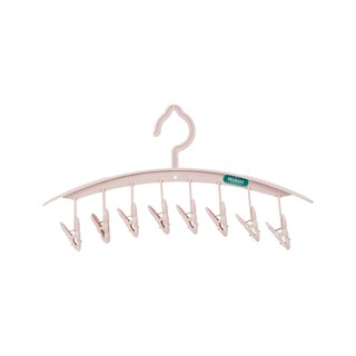 Móc nhựa treo đồ 8 kẹp Hokori 2821-1 nhựa Việt Nhật cao cấp ,Móc 8 kẹp quần áo,mũ,nón,tất,vớ đa năng tiện lợi { H }