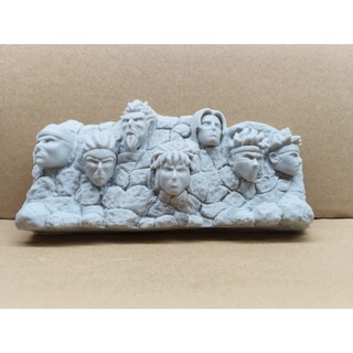 Mô hình Tượng Đài Hokage bằng nhựa composite trang trí bể cá. Dành cho bể cá mini