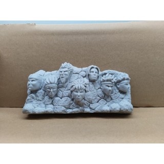 Mô hình Tượng Đài Hokage bằng nhựa composite trang trí bể cá. Dành cho bể cá mini