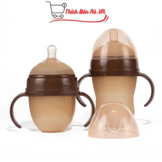 Bình sữa không BPA 150ml 250ml bằng silicon màu nâu cho bé, chống đầy hơi, chống sặc
35.000
₫
5.0
Đã bán 47
Hưng Yên