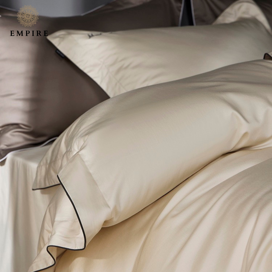 Bộ chăn ga gối 4 món lụa EMPIRE cao cấp đa dạng màu sắc vẻ đẹp sang trọng - EMPIRE Bedding & Decor.