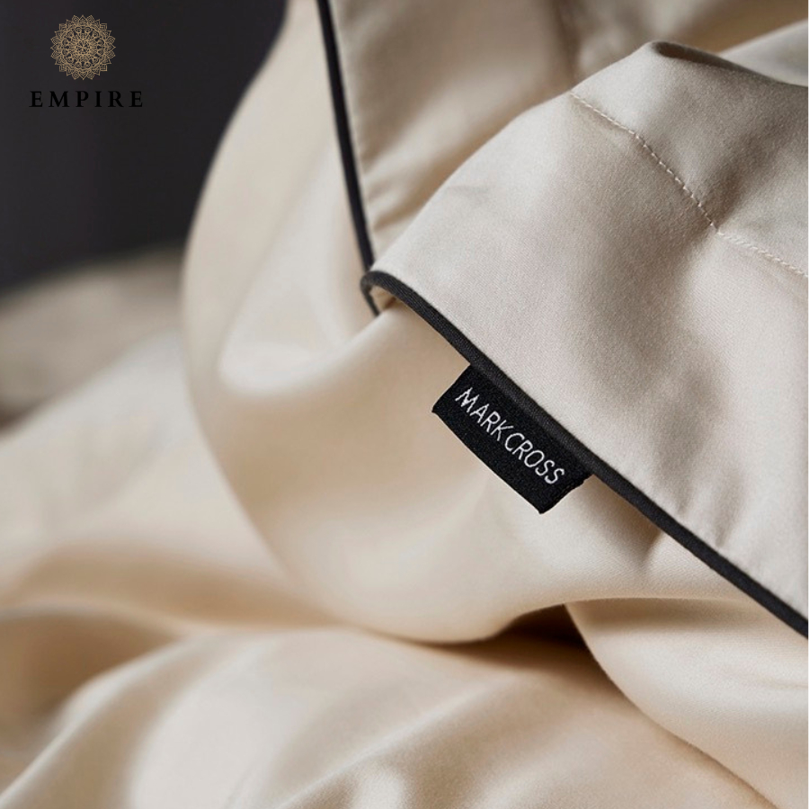 Bộ chăn ga gối 4 món lụa EMPIRE cao cấp đa dạng màu sắc vẻ đẹp sang trọng - EMPIRE Bedding & Decor.