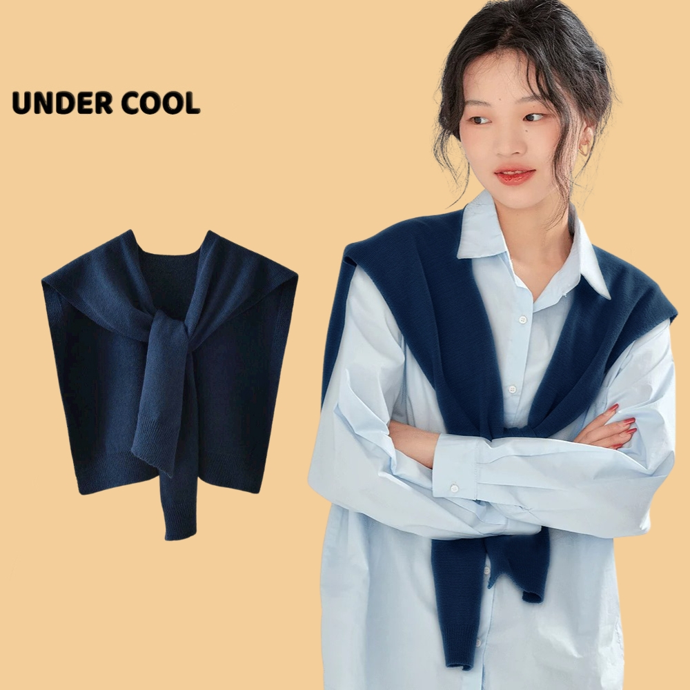Khăn Choàng Len Dệt Nữ UNDERCOOL Phối Đồ Vào Mùa Đông Phù Hợp Với Mọi Lứa Tuổi Giả Áo Vắt Vai Choàng Vai, Màu Trơn  KC01