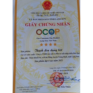 Combo 10 gói Thạch đen sương sáo Đức Quý -Lạng Sơn gói 100g Topping đồ ăn vặt
