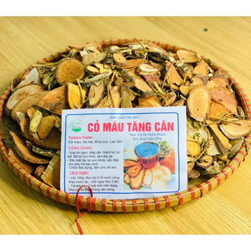 Kê huyết đằng, cỏ máu tăng cân khô nguyên chất loại 1 (1kg), cây trà cỏ máu cải thiện thiếu máu não, chóng mặt, hoa mặt