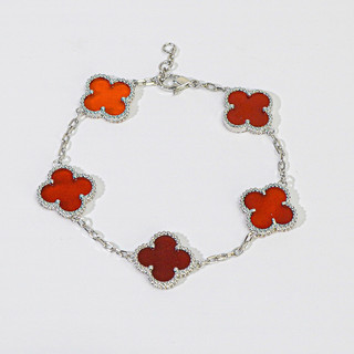 Vòng tay nam nữ LAMY Flower Clover Bracelet Silver 2265