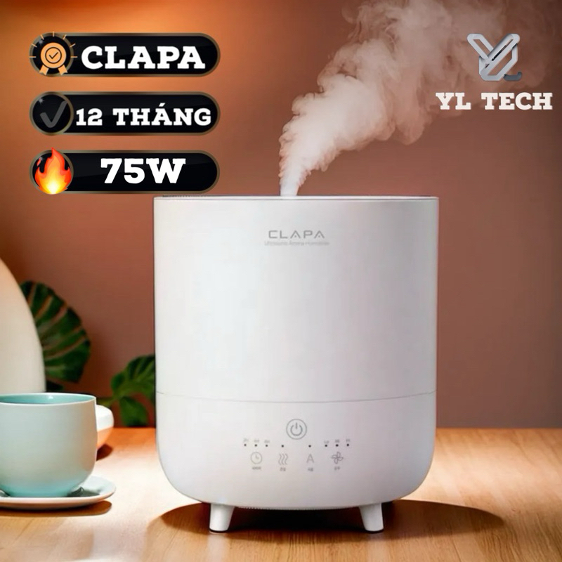 Máy Tạo Ẩm Nóng/Lạnh & Khuếch Tán Mùi CLAPA ( Hàn Quốc ) Tự Động Kiểm Soát Độ Ẩm