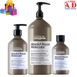 Dầu gội L'Oreal ARM Absolut Repair Molecular siêu phục hồi cấp phân tử Peptides