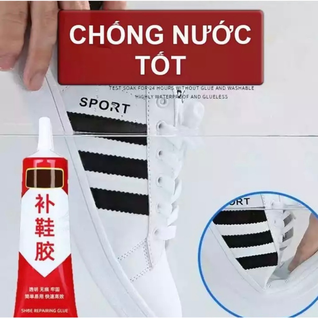 keo dán giầy dép siêu chắc không độc hại da tay tiện dụng,Siêu Dính Siêu Bền, Chống Nước Tốt