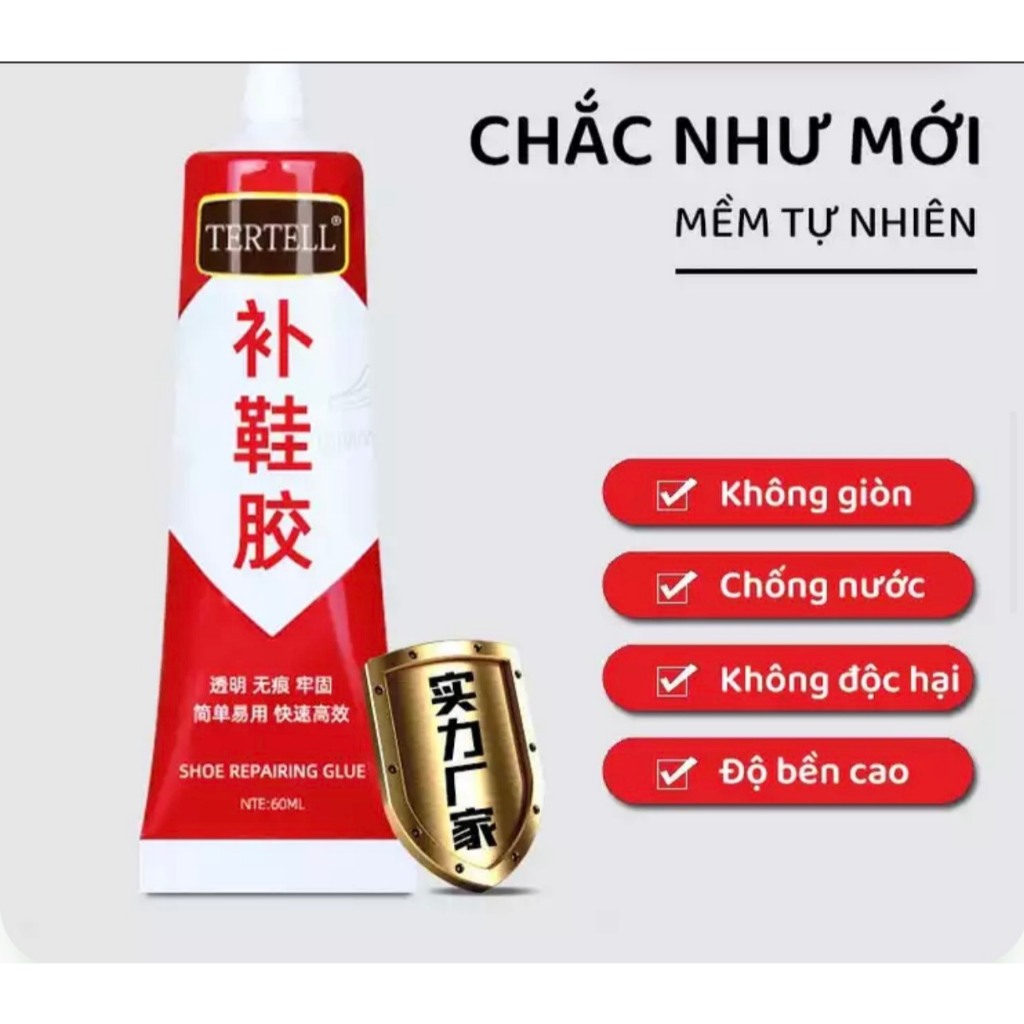 keo dán giầy dép siêu chắc không độc hại da tay tiện dụng,Siêu Dính Siêu Bền, Chống Nước Tốt