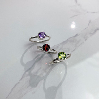 Nhẫn Midi Tròn Simple De Luna Jewelry