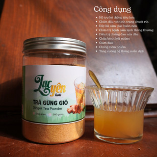 Combo Tắc Gừng + Trà Gừng Lạc Yên Foods Gồm Tắc Gừng Mật Ong 950g + Trà Gừng Gió 500g, Tặng Tắc 300g
