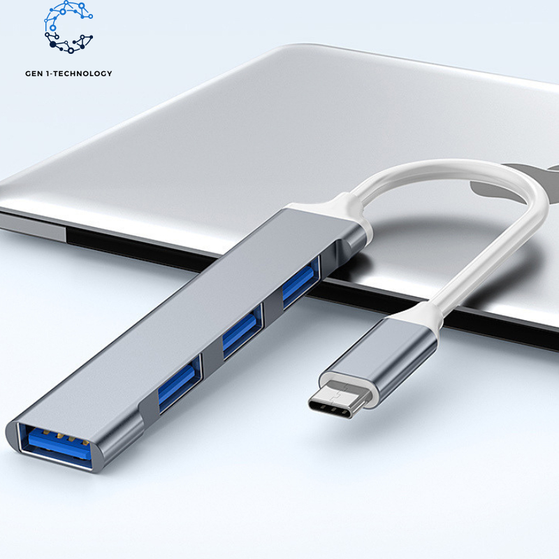 Bộ Chia 4 Cổng USB 3.0 Bộ chia cổng Hub USB và Hub Type C [3.0] Đa Năng ...