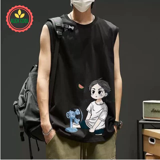 Áo ba lỗ nam unisex áo 3 lỗ sát nách nam tanktop thể thao vải thun lạnh co giãn 4 chiều 261 - Alex cool