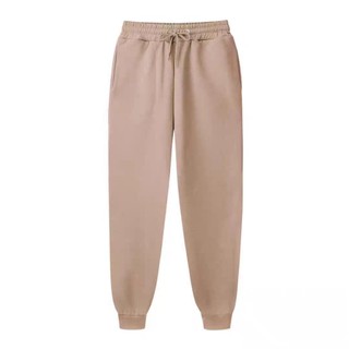 Quần Jogger Trơn Cạp Chun Phối Dây Basic Nhiều Màu Sắc Phong Cách Trẻ Trung Thể Thao, Chất Vải Nỉ Dày Dặn Thoải Mái