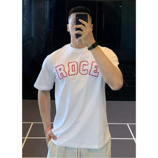 Áo Phông Cổ Tròn Nam Nữ Đẹp Phối Chữ RDCE Sành Điệu,Chất Liệu Cotton Mềm Mịn Thấm Hút Mồ Hôi Cực Tốt