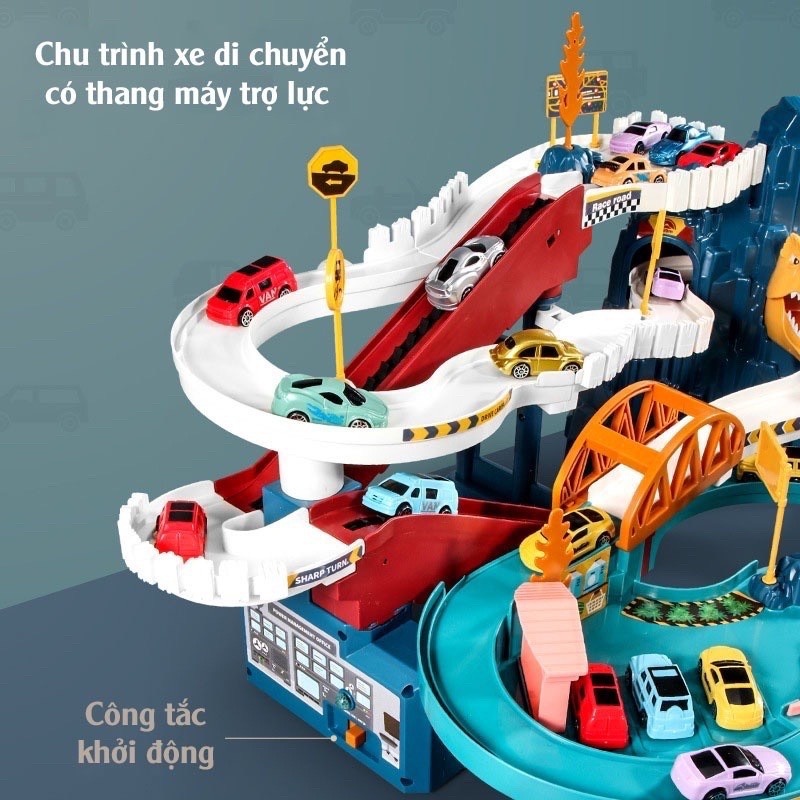 Đồ Chơi Đường Hầm Sư Tử Khủng Long Đường Đua Siêu Tốc  Xe Ô Tô Đường Ray - Đồ Chơi PUPU HOUSE