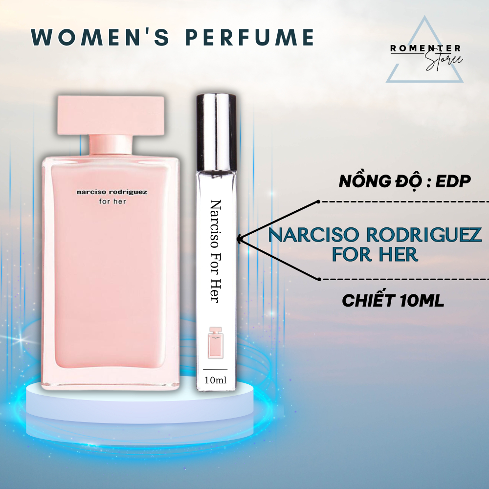 Nước hoa nữ Hito Narciso For Her ( Nar hồng ) EDP tiểu thư quyế rũ kiêu ...