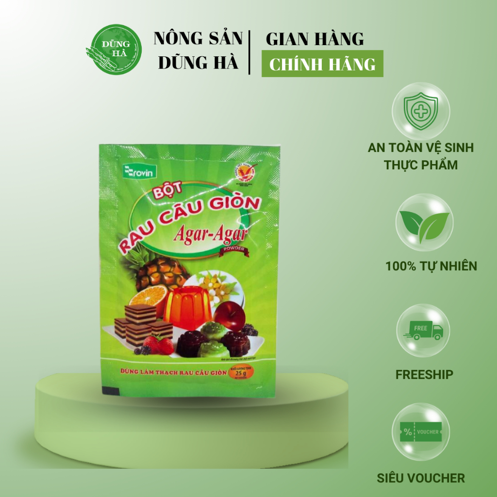 BỘT RAU CÂU ROVIN làm rau câu giòn, dẻo, đảm bảo chất lượng cực ngon ...
