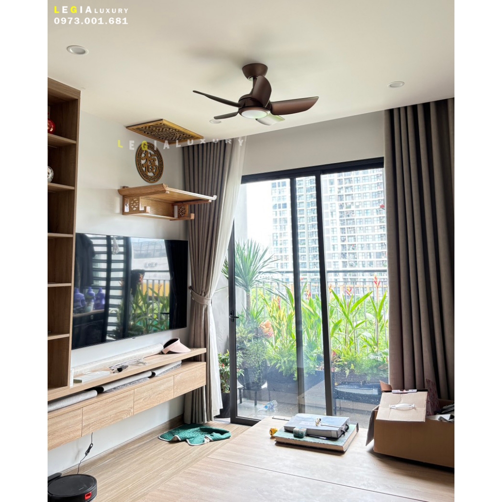Ảnh Quạt Trần Mini Cao Cấp | Quạt Trần Chung Cư | Chạy Êm Không Tiếng Động , Tiêu Chuẩn CE xuất Châu Âu 2