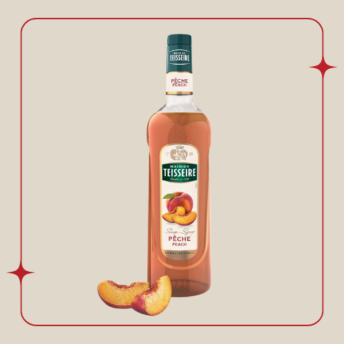 Peach Syrup 60cl - TEISSEIRE Wholesaler