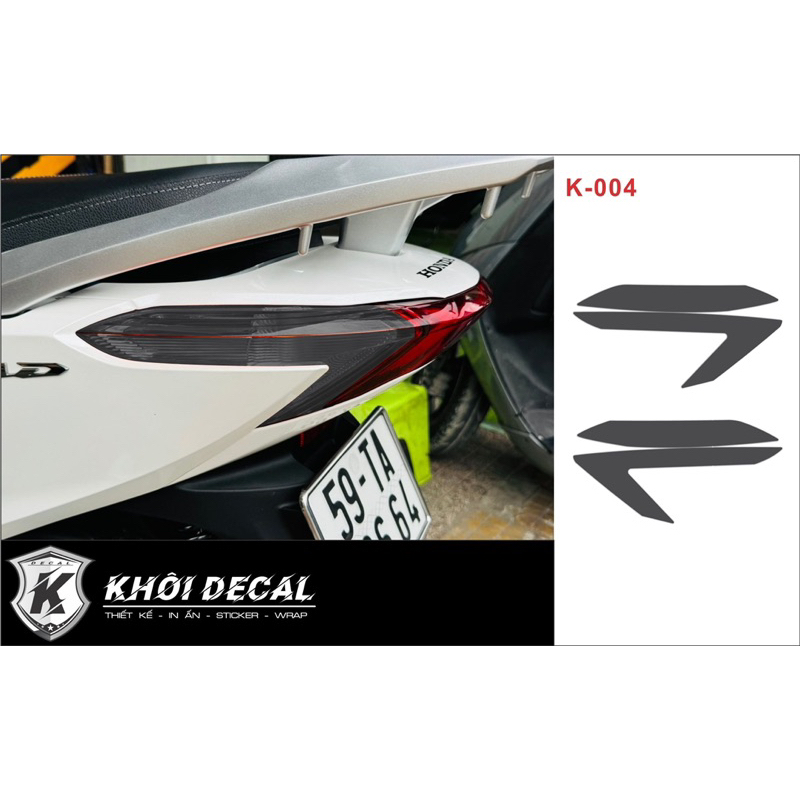 Decal dán đèn hậu xe Lead 2017-2024