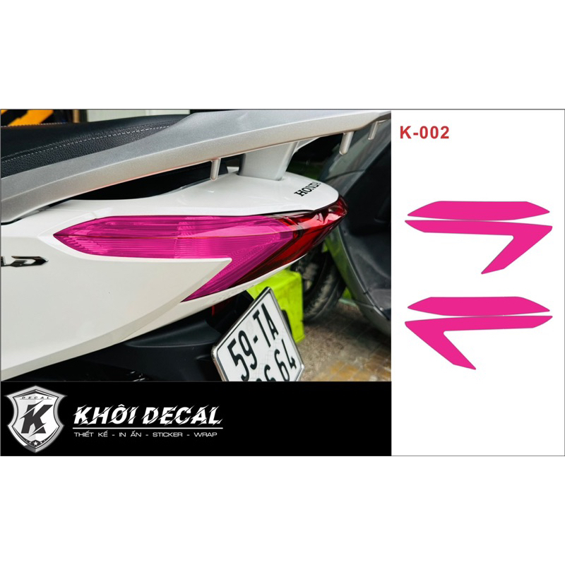 Decal dán đèn hậu xe Lead 2017-2024