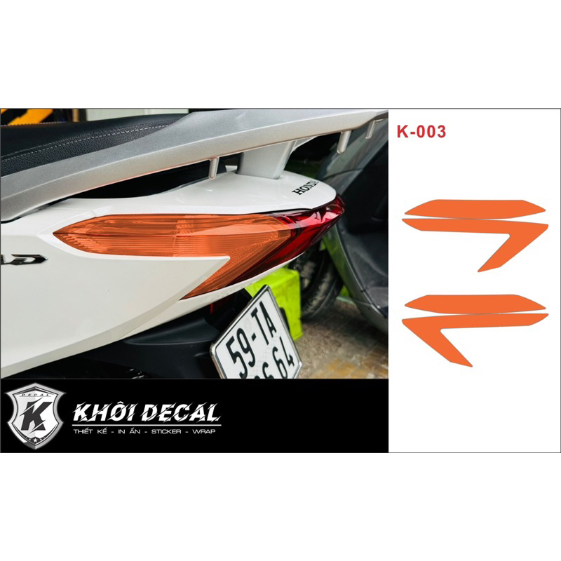 Decal dán đèn hậu xe Lead 2017-2024