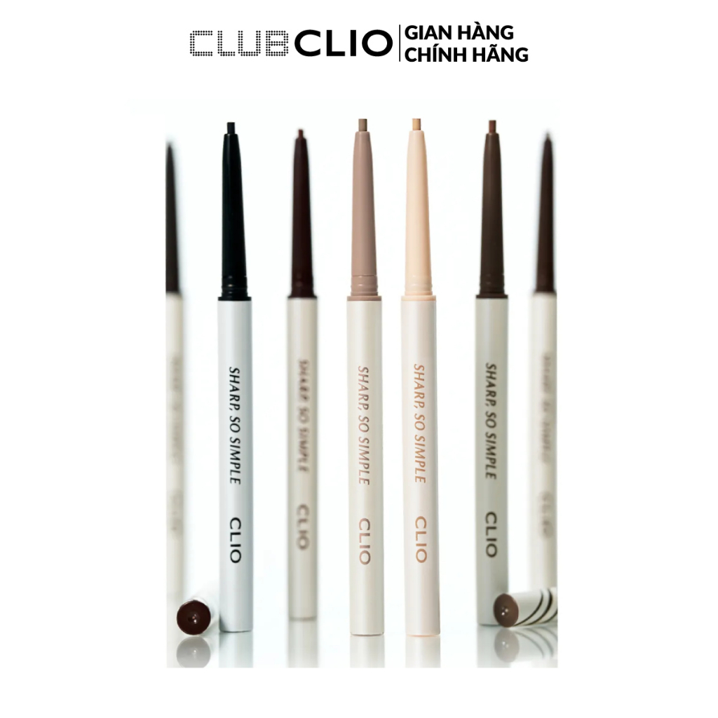 Ảnh (Phiên bản mới) Chì Kẻ Viền Mắt Clio Sharp So Simple Waterproof Pencil Liner 0.14g 2