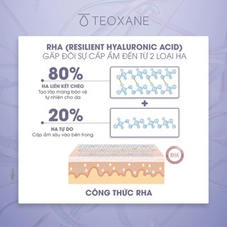 Combo 2 Tinh chất dưỡng ẩm và căng bóng da Teoxane RHA Serum 30ML