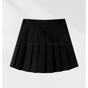 Triangle (Giá thanh lý không hoàn) Rubie Skirt Chân váy xếp li đen ngắn thanh lịch