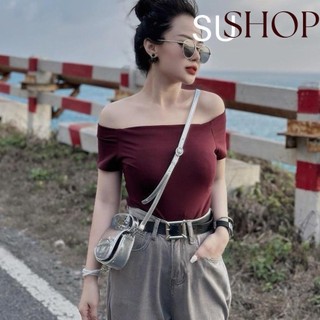 Áo trễ vai  Dáng Ôm Bozip New Trend 2024