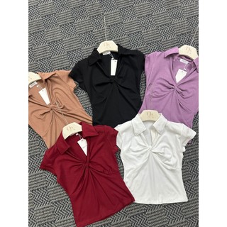Áo cổ đức Xoắn Ngực Chất Mềm Ôm BODYY