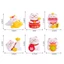 Set 6 mô hình mèo thần tài miệng rộng dễ thương trang trí bàn làm việc, tủ sách, quà tặng, tiểu cảnh