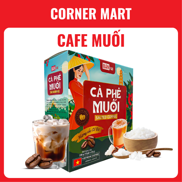 [SIÊU RẺ] Cà Phê Muối Hộp 10 gói Chuẩn Việt Đậm Vị Ngon Khó Cưỡng Bản ...