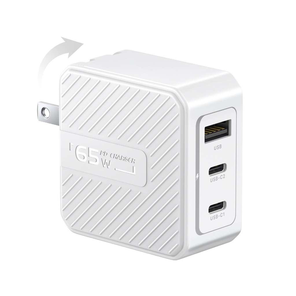 65W 3 cổng【Trắng】