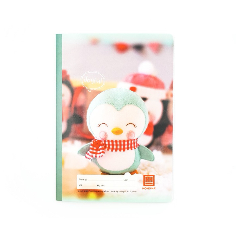 Lốc 10 quyển vở 4 ô ly Hồng Hà 48 trang Joyful Hồng Hà 0586