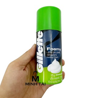 Bọt cạo râu hương chanh Gillette Foamy Lemon Lime Shaving Foam