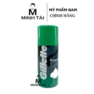 Bọt cạo râu hương bạc hà Gillette Foamy Menthol Shaving Foam