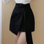 Chân váy vạt nơ eo dáng ngắn CV1286