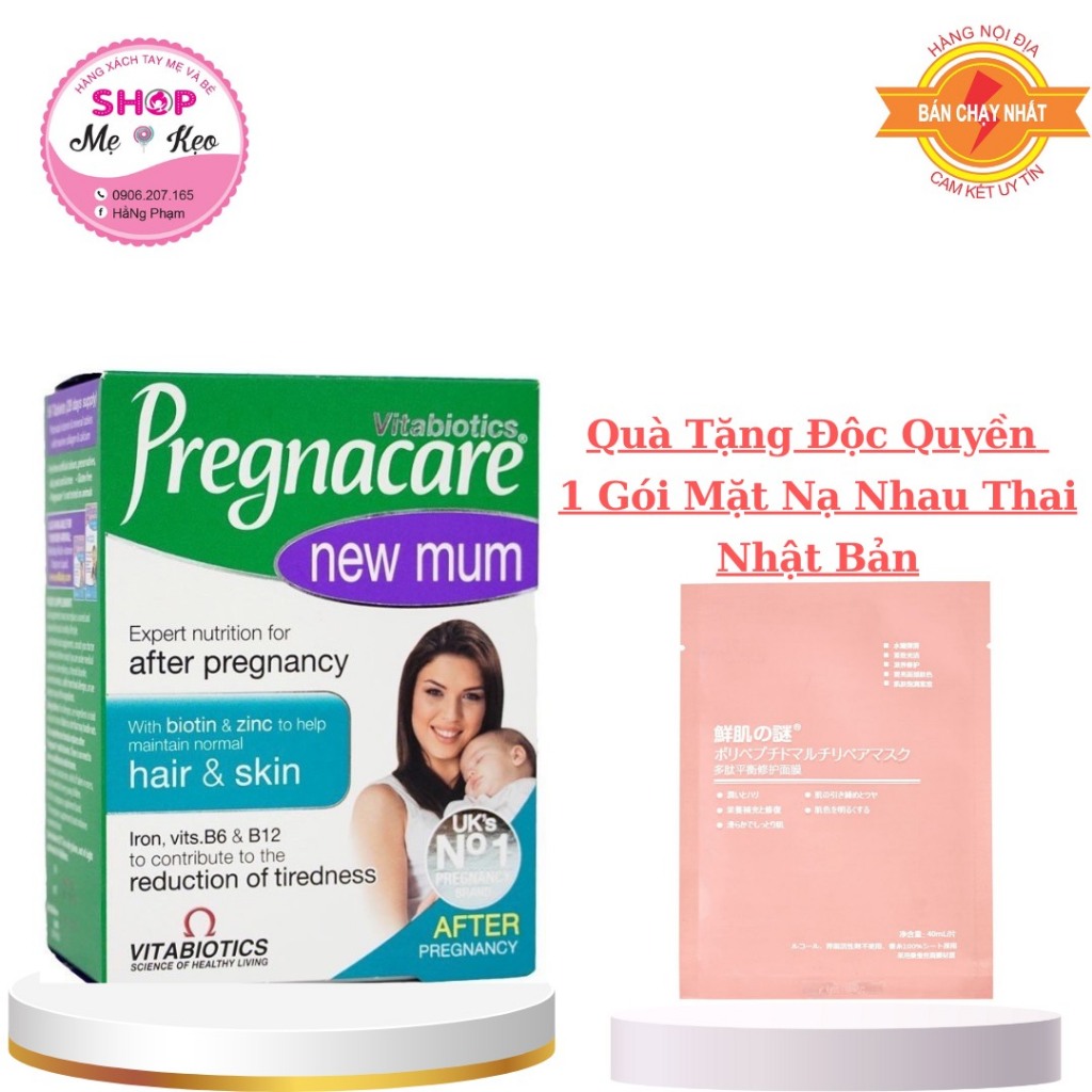 Viên uống Pregnacare New Mum 56 viên Của Anh phục hồi tóc và da dành cho phụ nữ sau sinh