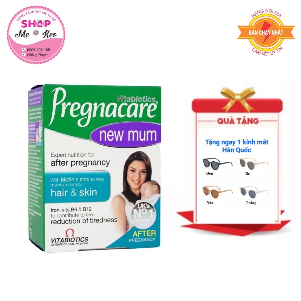 Viên uống Pregnacare New Mum 56 viên Của Anh phục hồi tóc và da dành cho phụ nữ sau sinh