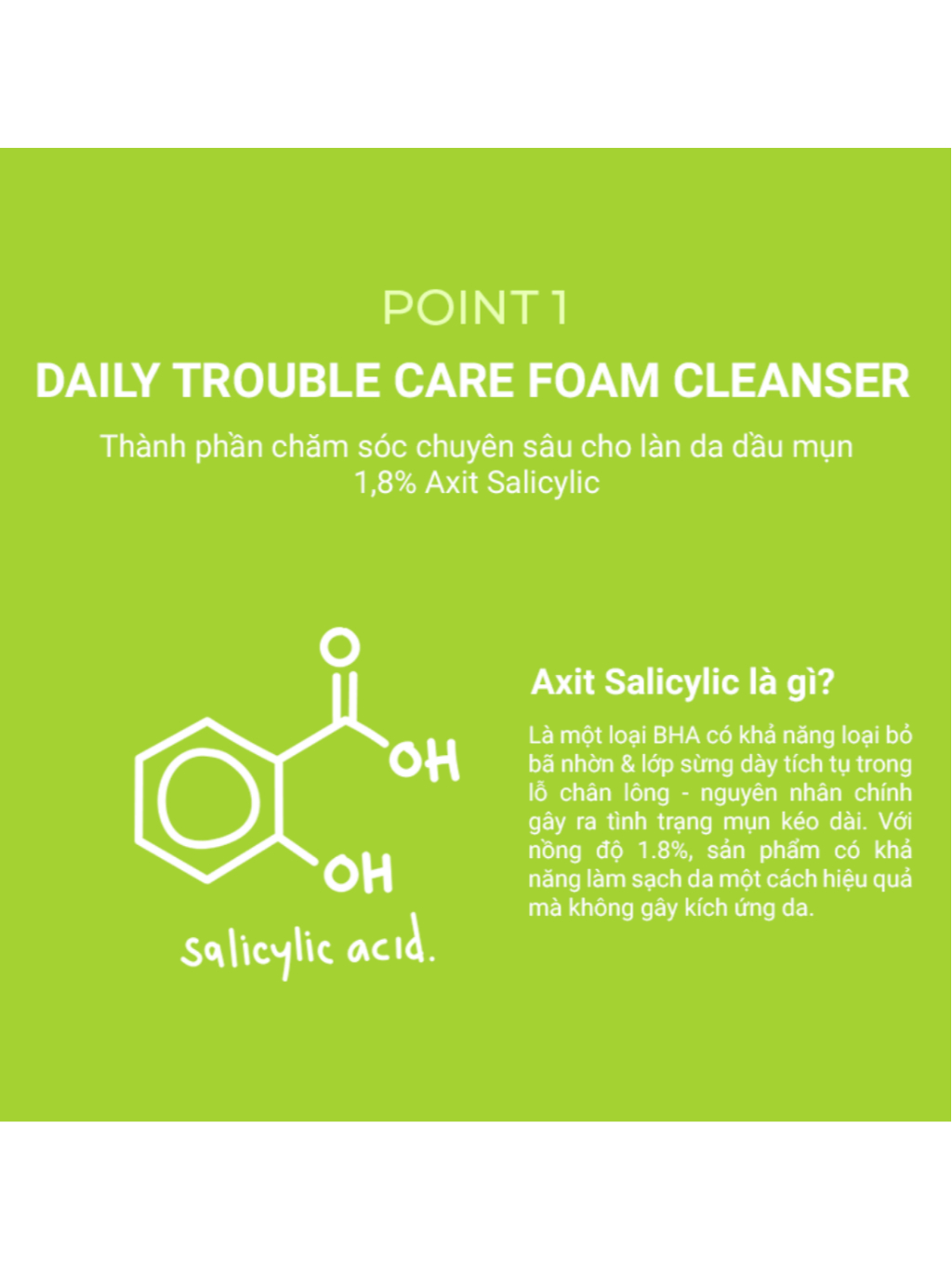 Ảnh Sữa Rửa Mặt Kiểm Soát Nhờn Mụn Cell Fusion C Daily Trouble Care Foam Cleanser 130ML 3