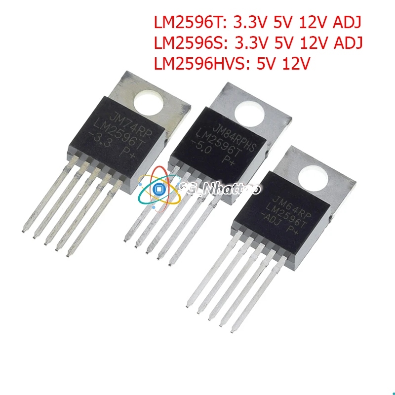 IC Nguồn 3A LM2596T LM2596S 3.3V 5V 12V ADJ tùy chọn | Shopee Việt Nam