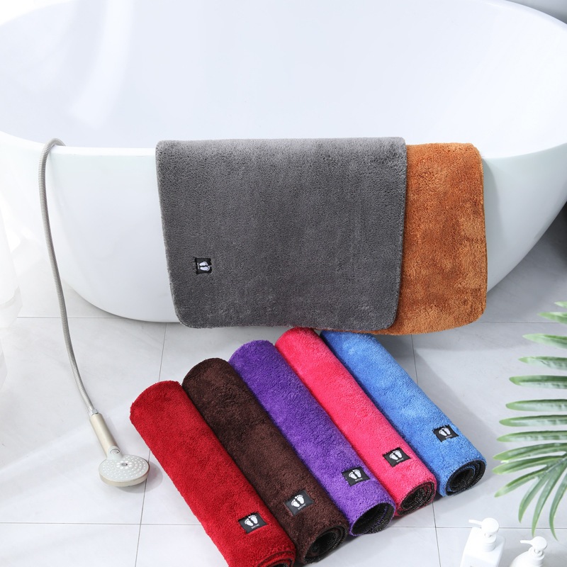 Thảm lau chân phòng khách chống trượt, Thảm lau chân nỉ mịn phòng ngủ dùng trong khách sạn 40*60cm