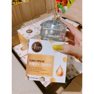 Kem Face Men Gạo Nicos Dưỡng Trắng Da Mờ Thâm Mụn Hũ 25g