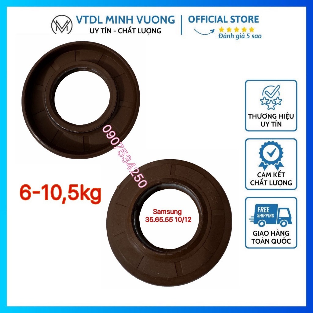 PHỚT MÁY GIẶT CỬA NGANG SAMSUNG 6-10.5KG