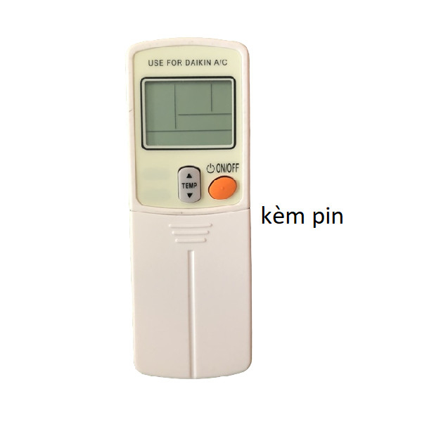 tay điều khiển remote từ xa điều hòa Daikin - 8 cho máy 1 chiều-kèm pin