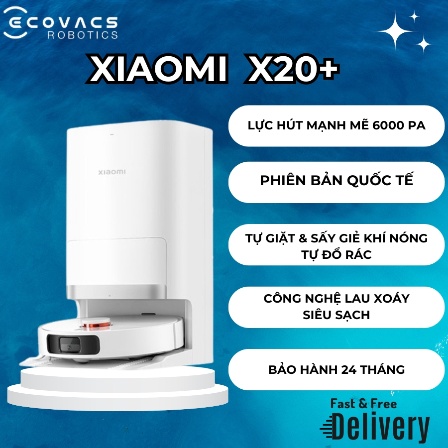 Robot hút bụi Dreame L10S Ultra/S10/X10/Narwal J2/Xiaomi X20+ tự đổ rác ...